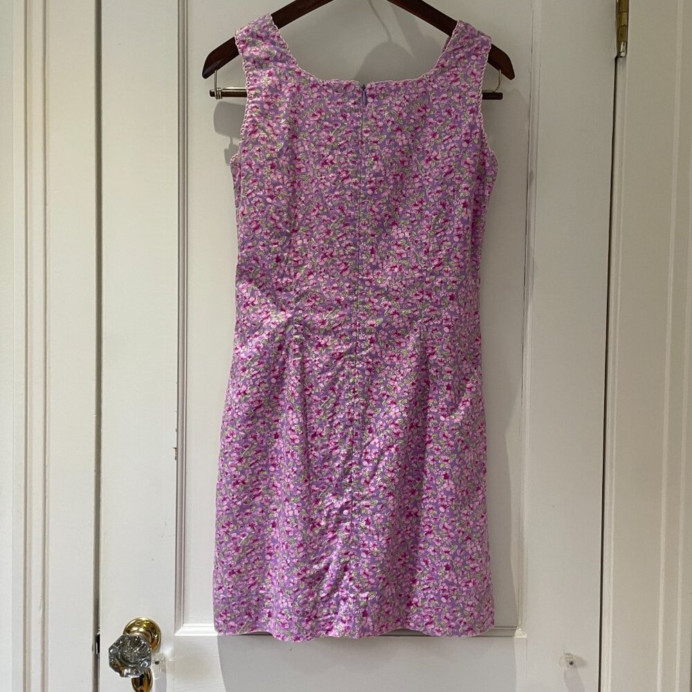 Lilly Pullitzer Floral Dress Size 4 Sleevless - Picture 3 of 10
